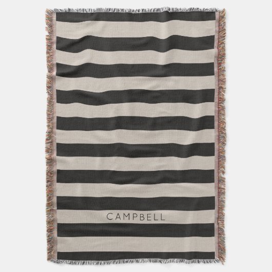 Monogram voor zwarte en Ierse stripes | Boerij Deken (Voorkant Verticaal)