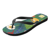 Monogram voorjaarschemicaliën teenslippers (Schuin)