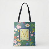 Monogram voorjaarschemicaliën tote bag (Voorkant)