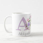 Monogram & voornaam Abigail koffiemok (Links)