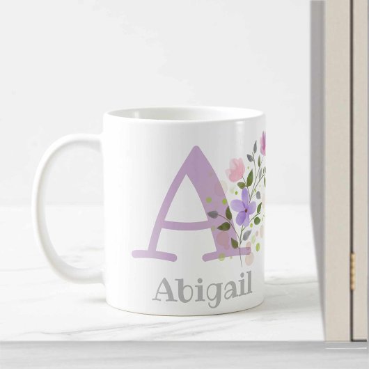 Monogram & voornaam Abigail koffiemok