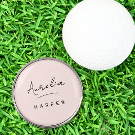 Monogram vrouwelijk roze elegant