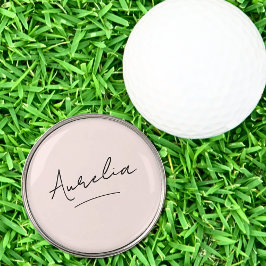 Monogram Vrouwelijk Roze Elegante Naam Handtekenin