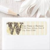 Monogram W Etiket (Insitu)