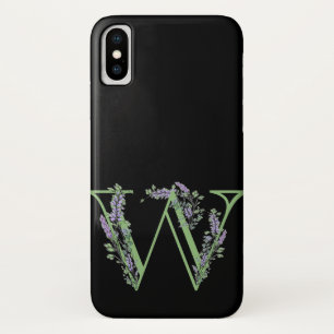 Monogram W lavendel Eucalyptus Case-Mate iPhone Case
