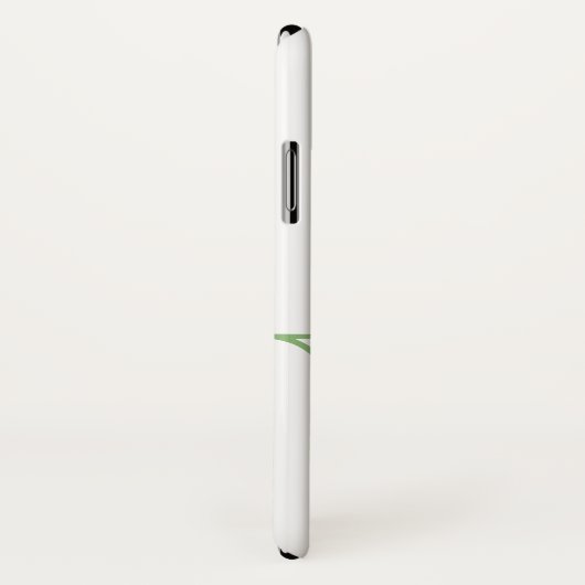 Monogram W lavendel Eucalyptus Case-Mate iPhone Case (Achterkant / rechts)