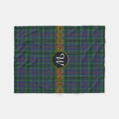 Monogram Walker Tartan Fleece Deken (Voorkant (Horizontaal))