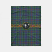 Monogram Walker Tartan Fleece Deken (Voorkant)