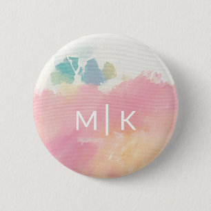 Monogram   Wat ik zag toen ik wakker werd Ronde Button 5,7 Cm