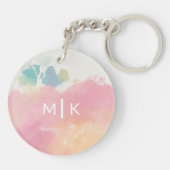 Monogram | Wat ik zag toen ik wakker werd Sleutelhanger (Achterkant)