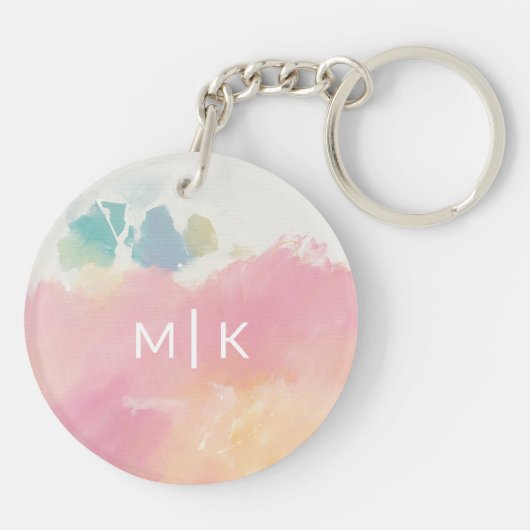 Monogram | Wat ik zag toen ik wakker werd Sleutelhanger (Achterkant)