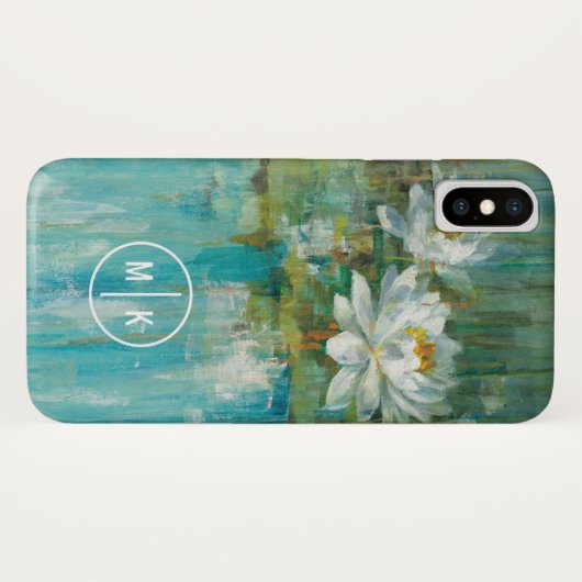 Monogram | Water Lily Pond Case-Mate iPhone Case (Achterkant (horizontaal))