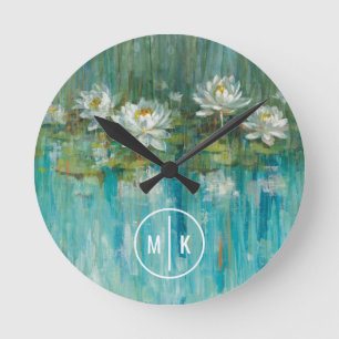 Monogram Water Lily Pond Ronde Klok