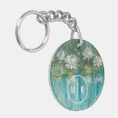 Monogram | Water Lily Pond Sleutelhanger (Voorkant Links)