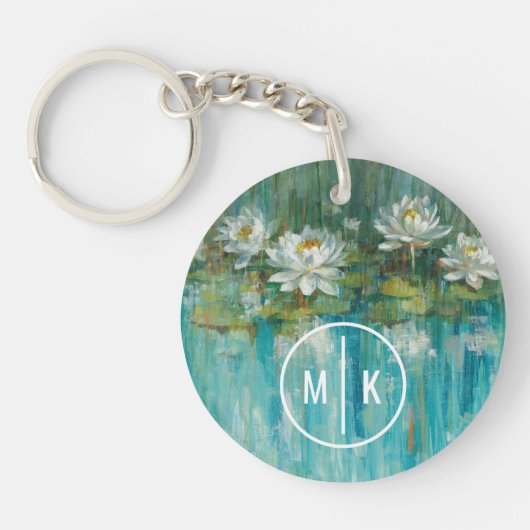 Monogram | Water Lily Pond Sleutelhanger (Voorkant)