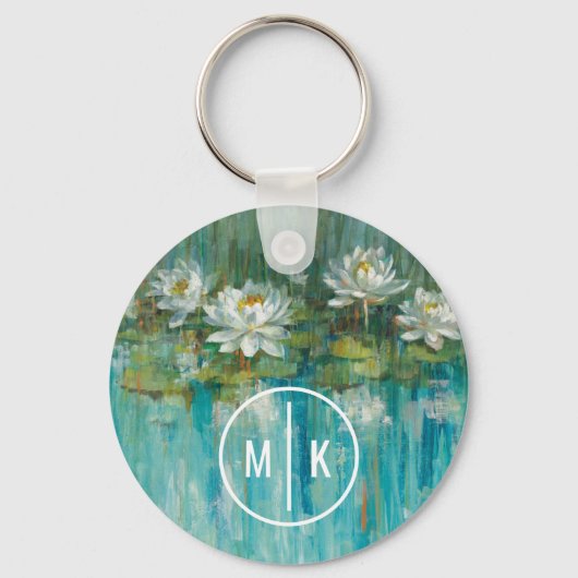 Monogram | Water Lily Pond Sleutelhanger (Voorkant)