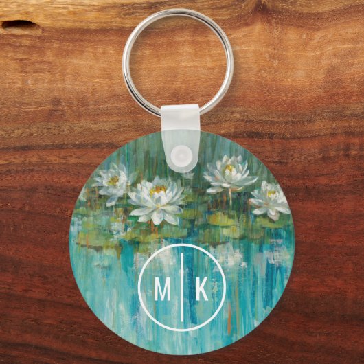 Monogram | Water Lily Pond Sleutelhanger (Voorkant)
