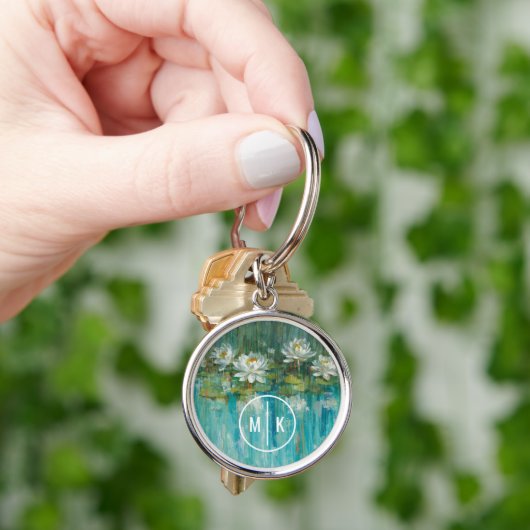 Monogram | Water Lily Pond Sleutelhanger (Hand)