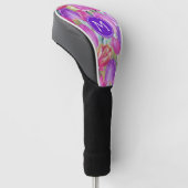 Monogram Watercolor BLOEMEN Golfheadcover (Schuin)