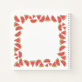 Monogram Watermeloen Square Notitieboek (Achterkant)