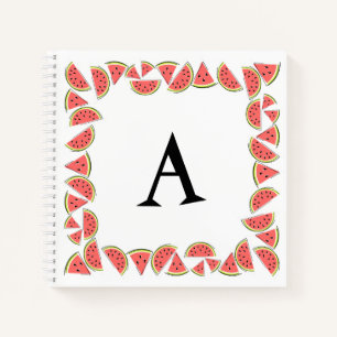 Monogram Watermeloen Square Notitieboek