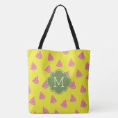 Monogram watermeloenen tote bag (Achterkant)