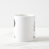 Monogram Waterverf Aangepaste enkelvoudige letter  Koffiemok (Center)