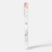 Monogram Waterverf Airy Bloemkunst gepersonaliseer Case-Mate iPhone Case (Achterkant / Links)