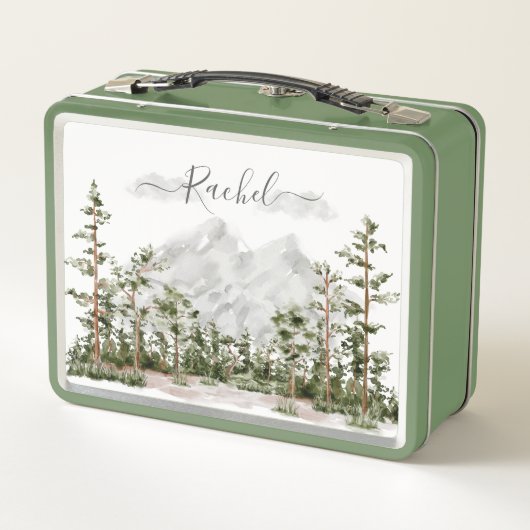 Monogram Waterverf Berg en Bos (Achterkant)