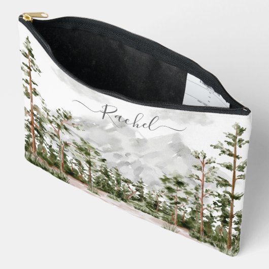 Monogram Waterverf Berg en Bos Etui (Open)