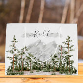 Monogram Waterverf Berg en Bos Groot Cadeauzakje