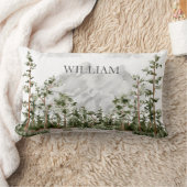 Monogram Waterverf Berg en Bos Kussen (Deken)