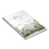 Monogram Waterverf Berg en Bos Notitieboek (Rechterzijde)