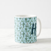 MONOGRAM Waterverf Cactus & Succulent Desert Koffiemok (Voorkant rechts)