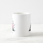 Monogram Waterverf Enkele Letter A op Maat Koffiemok (Center)
