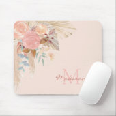 Monogram Waterverf Floral Muismat (Met muis)