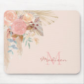 Monogram Waterverf Floral Muismat (Voorkant)