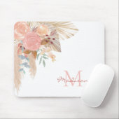 Monogram Waterverf Floral Muismat (Met muis)