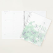 Monogram Waterverf Groen 2025 Bloemenplanner Planner (Display)