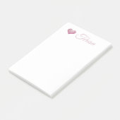 MONOGRAM WATERVERF HEART Notes (Schuin)
