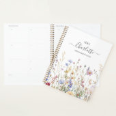 Monogram Waterverf Landelijk Mooie Bloemenweide Planner (Display)