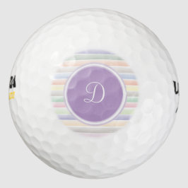Monogram Waterverf lijnen Golfballen