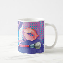 Monogram Waterverf maakt artistieke Stylist Lipjes Koffiemok