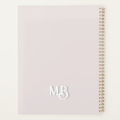 Monogram Waterverf Mermaid Planner (Achterkant)