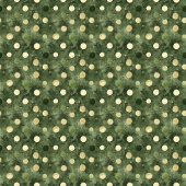 Monogram waterverf pastel groen Xmas deken