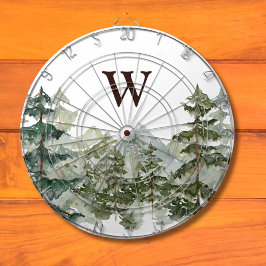 Monogram Waterverf Pijnbos & Mountain Rustic Dartbord
