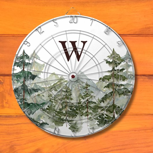 Monogram Waterverf Pijnbos & Mountain Rustic Dartbord