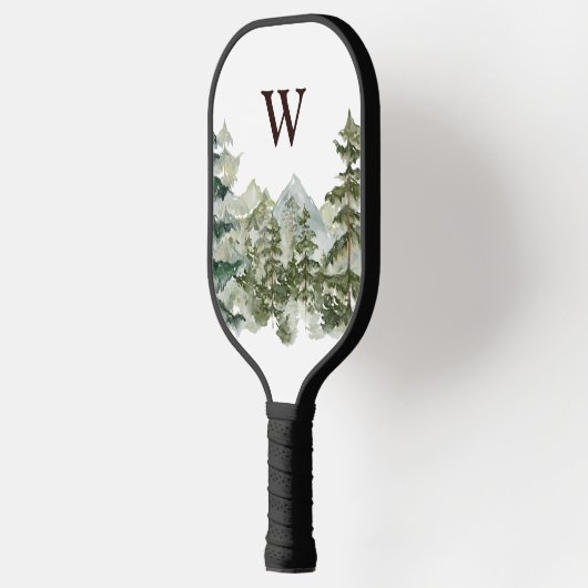 Monogram Waterverf Pijnbos & Mountain Rustic Pickleball Paddle (Links)