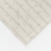 Monogram Waterverf Rode Bloem Fleece Deken (Hoek)