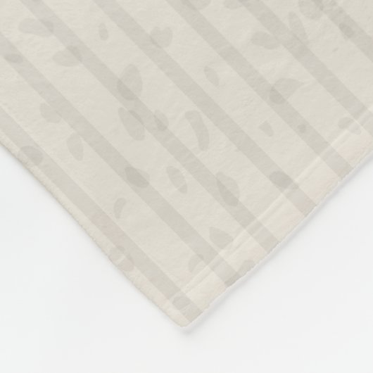 Monogram Waterverf Rode Bloem Fleece Deken (Hoek)